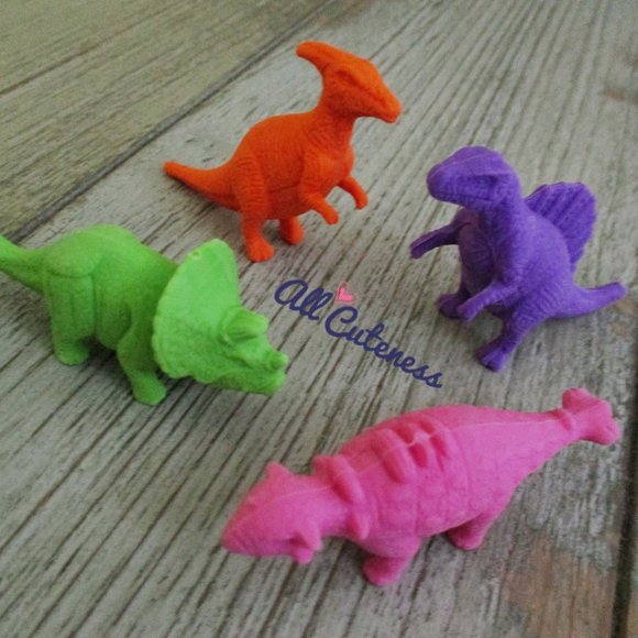 🎀 Dinosaur Erasers - Picture 1 of 2